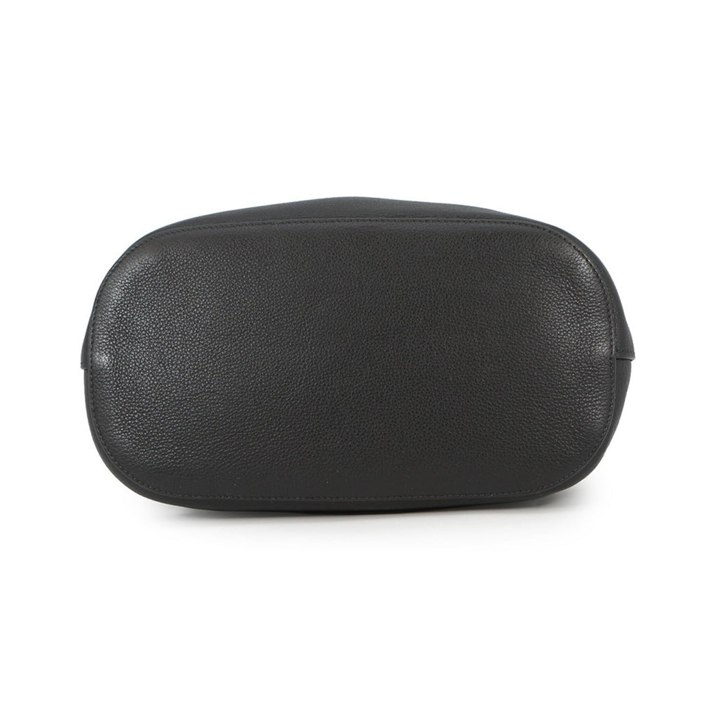Prada Black Leather Handbag Shoulder Bag (Pre-Owned)