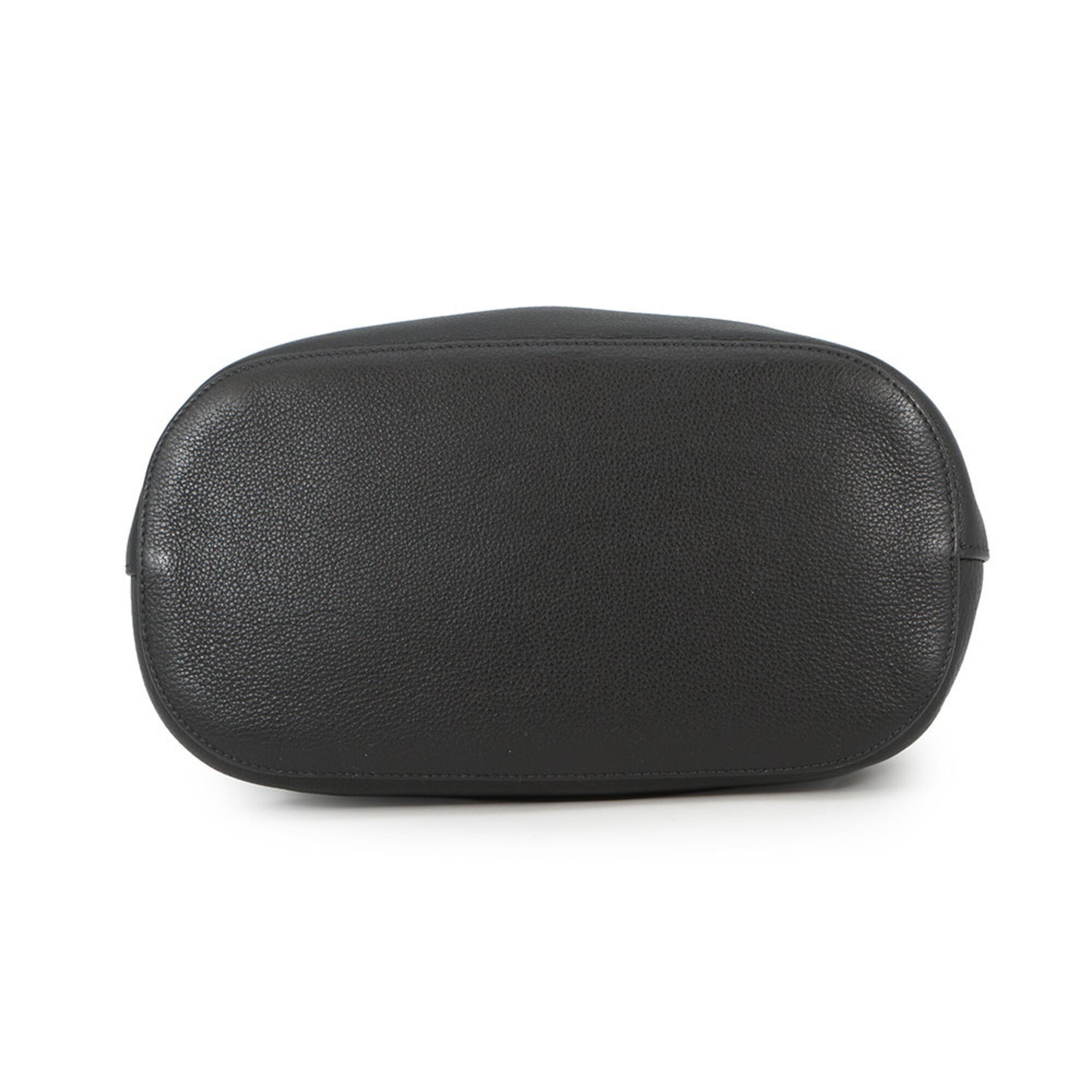 Prada Black Leather Handbag Shoulder Bag (Pre-Owned)