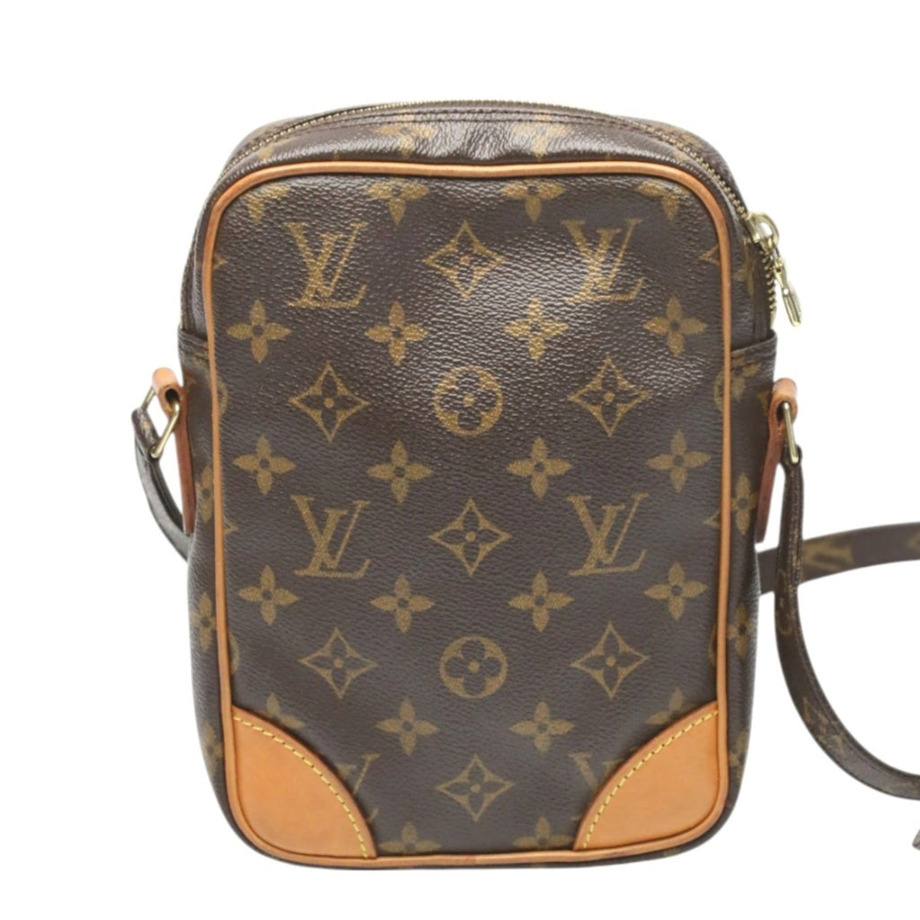 Louis Vuitton Brown Monogram Canvas Shoulder Bag (Pre-Owned)