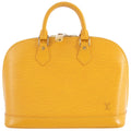 Louis Vuitton Yellow Epi Leather Handbag (Pre-Owned)