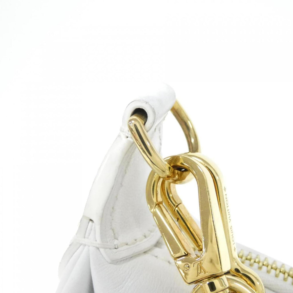 Louis Vuitton Off-White White Leather Shoulder Bag (Pre-Owned)