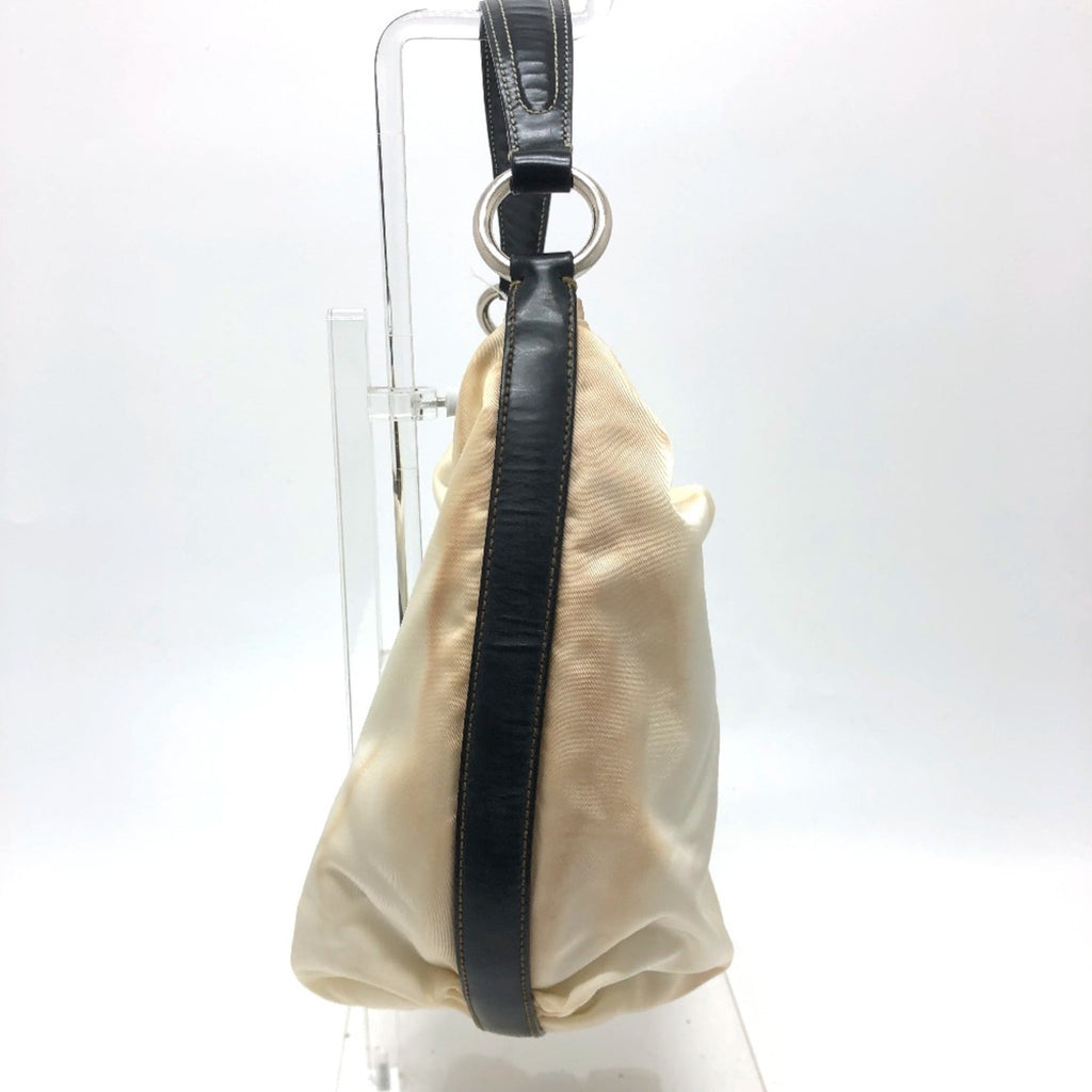 Prada White Cloth Shoulder Bag (Pre-Owned)