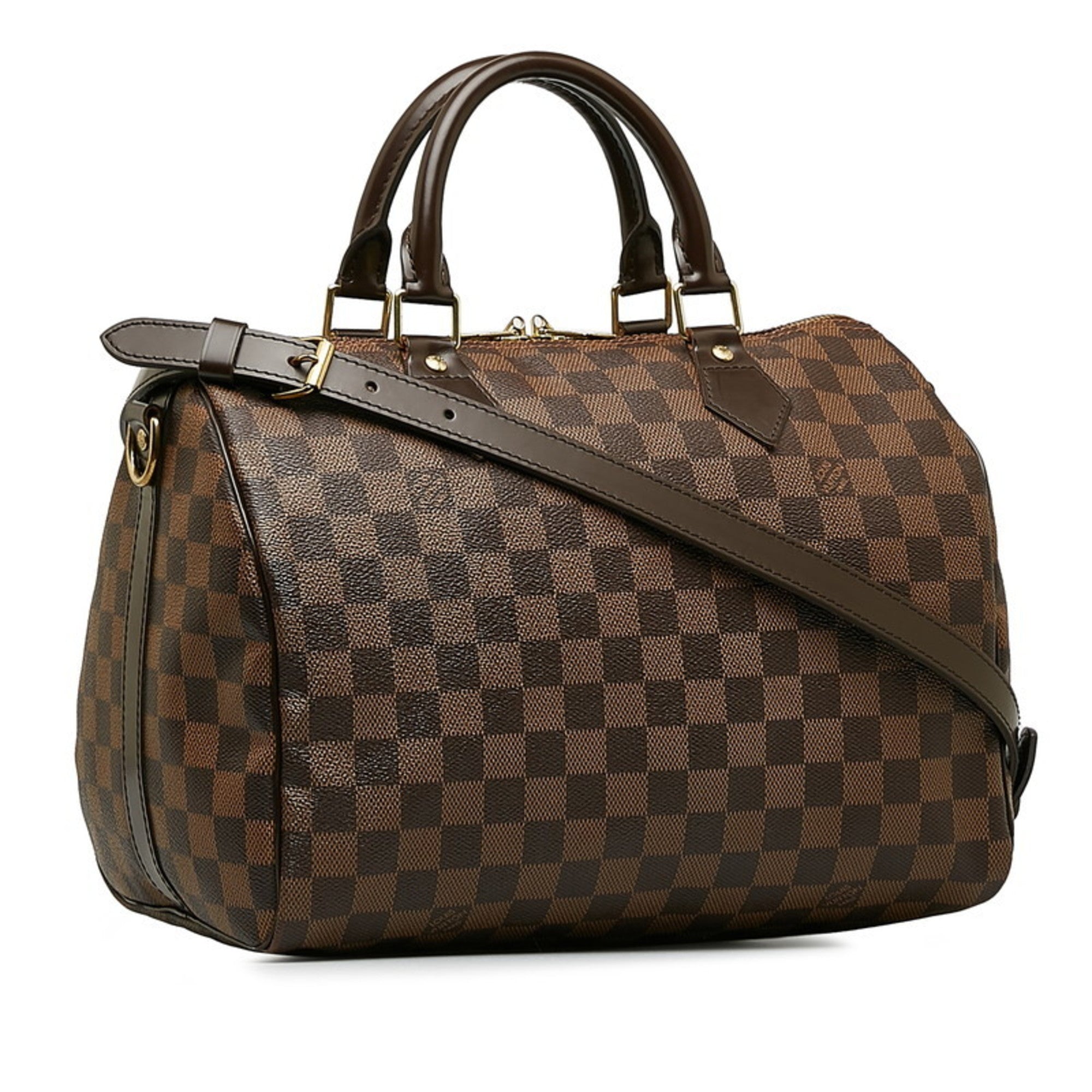 Louis Vuitton Brown Pvc Leather Handbag Shoulder Bag (Pre-Owned)