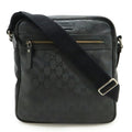 Gucci Black Gg Imprimé Pochette Shoulder Bag (Pre-Owned)
