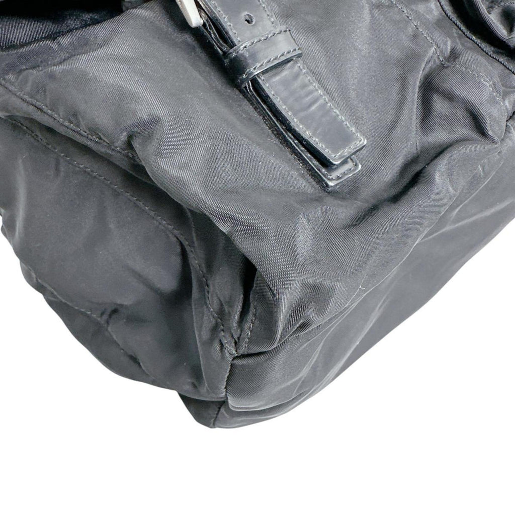 Prada Black Nylon Backpack (Pre-Owned)