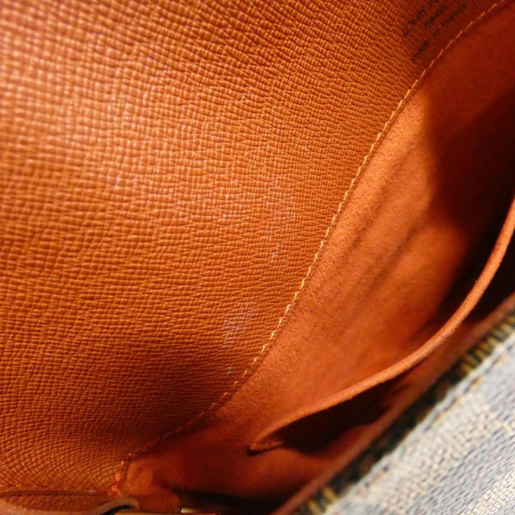 Louis Vuitton Damier Canvas Ebene Damier Canvas Shoulder Bag (Pre-Owned)