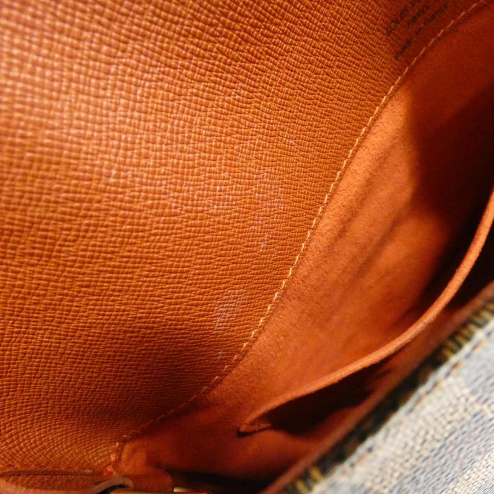 Louis Vuitton Damier Canvas Ebene Damier Canvas Shoulder Bag (Pre-Owned)