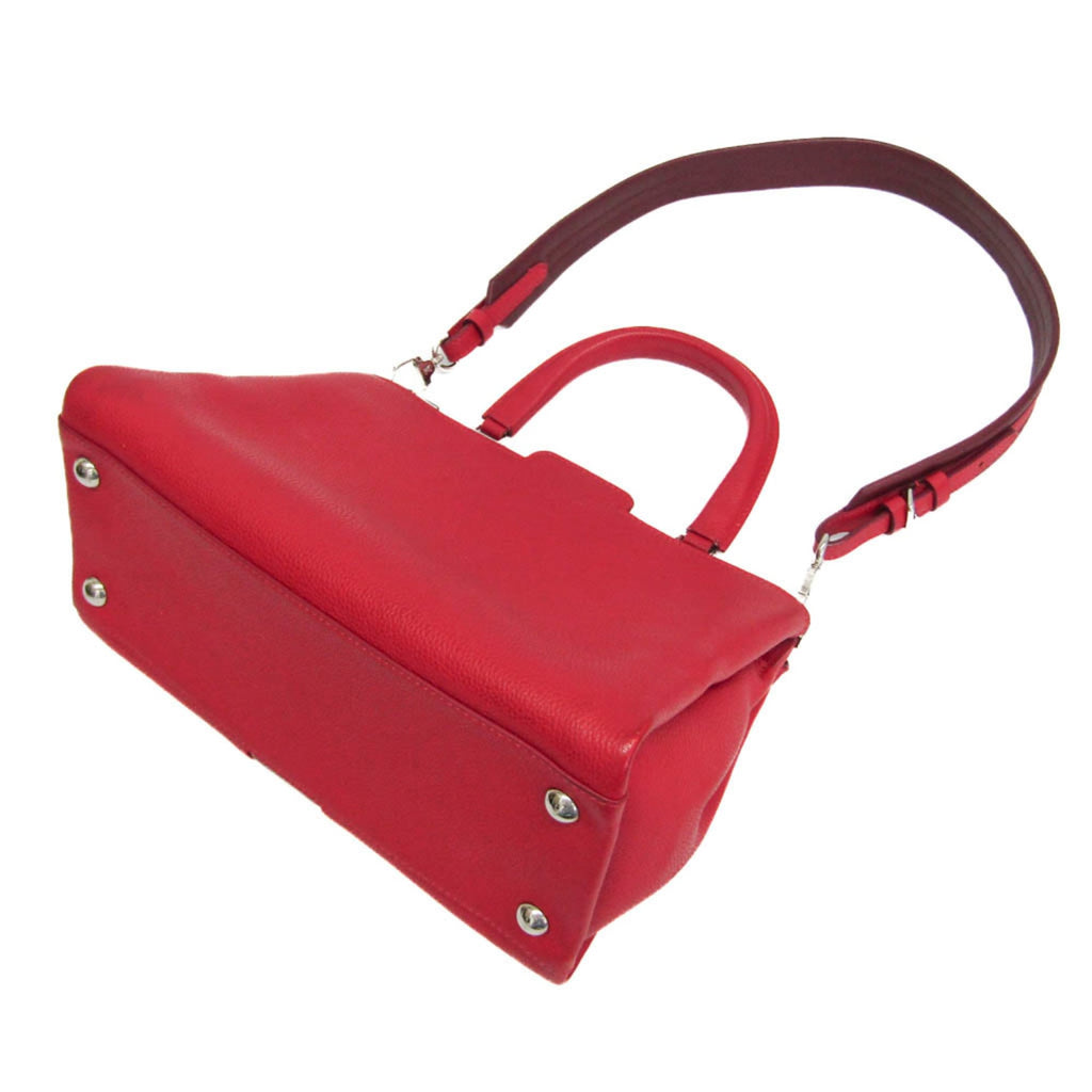 Louis Vuitton Astrid Handbag Leather Red Leather Handbag (Pre-Owned)