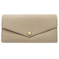 Louis Vuitton Tourterelle Leather Long Wallet (Bi-Fold) (Pre-Owned)
