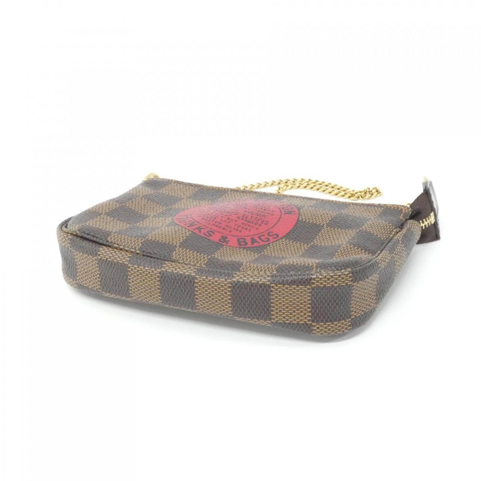 Louis Vuitton Damier Ebene Coated Canvas Pochette Pouch (Pre-Owned)