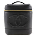 Chanel Black Caviar Leather Handbag Pouch (Pre-Owned)