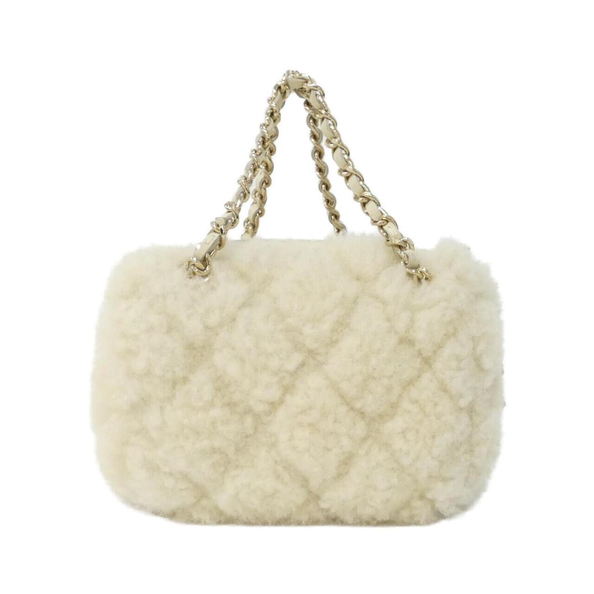 Chanel Ivory Handbag Shoulder Bag (Pre-Owned)