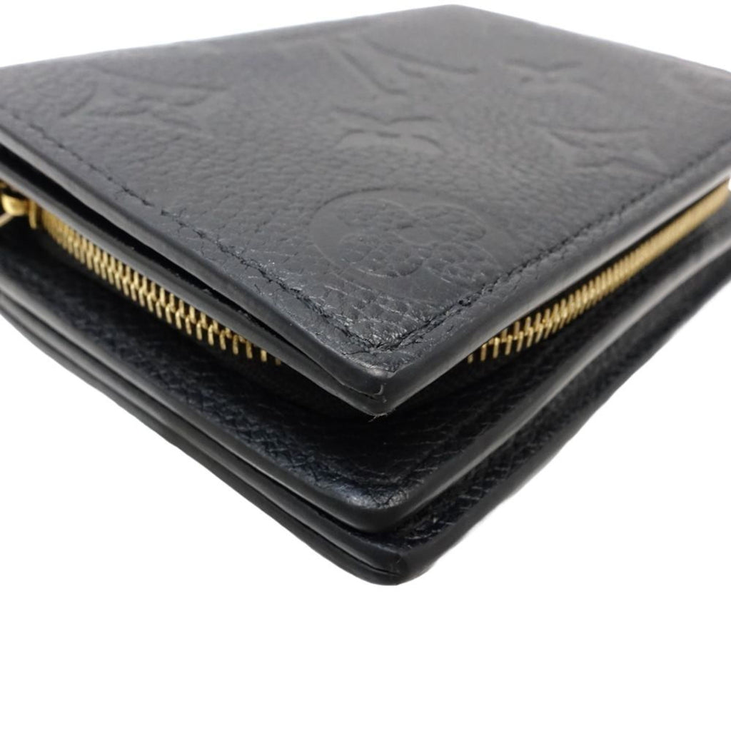 Louis Vuitton Monogram Empreinte Noir Leather Wallet (Bi-Fold) (Pre-Owned)