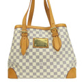 Louis Vuitton White Damier Azur Leather Tote Bag (Pre-Owned)