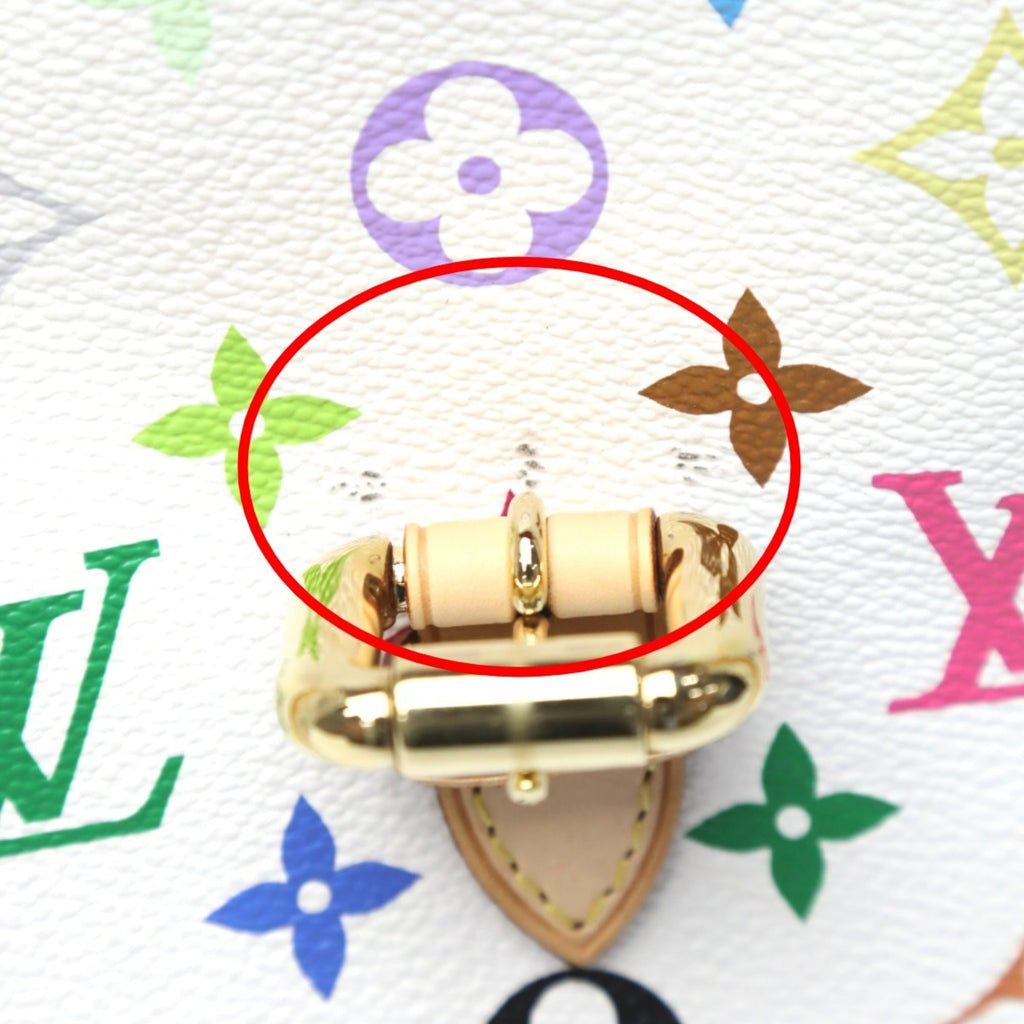 Louis Vuitton Blanc Multi-Color Monogram Multicolore Handbag (Pre-Owned)