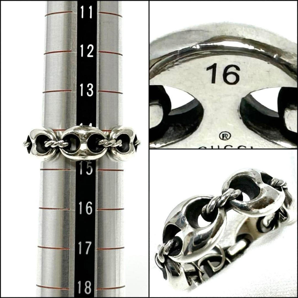 Gucci Silver 925 Band Ring (Pre-Owned)