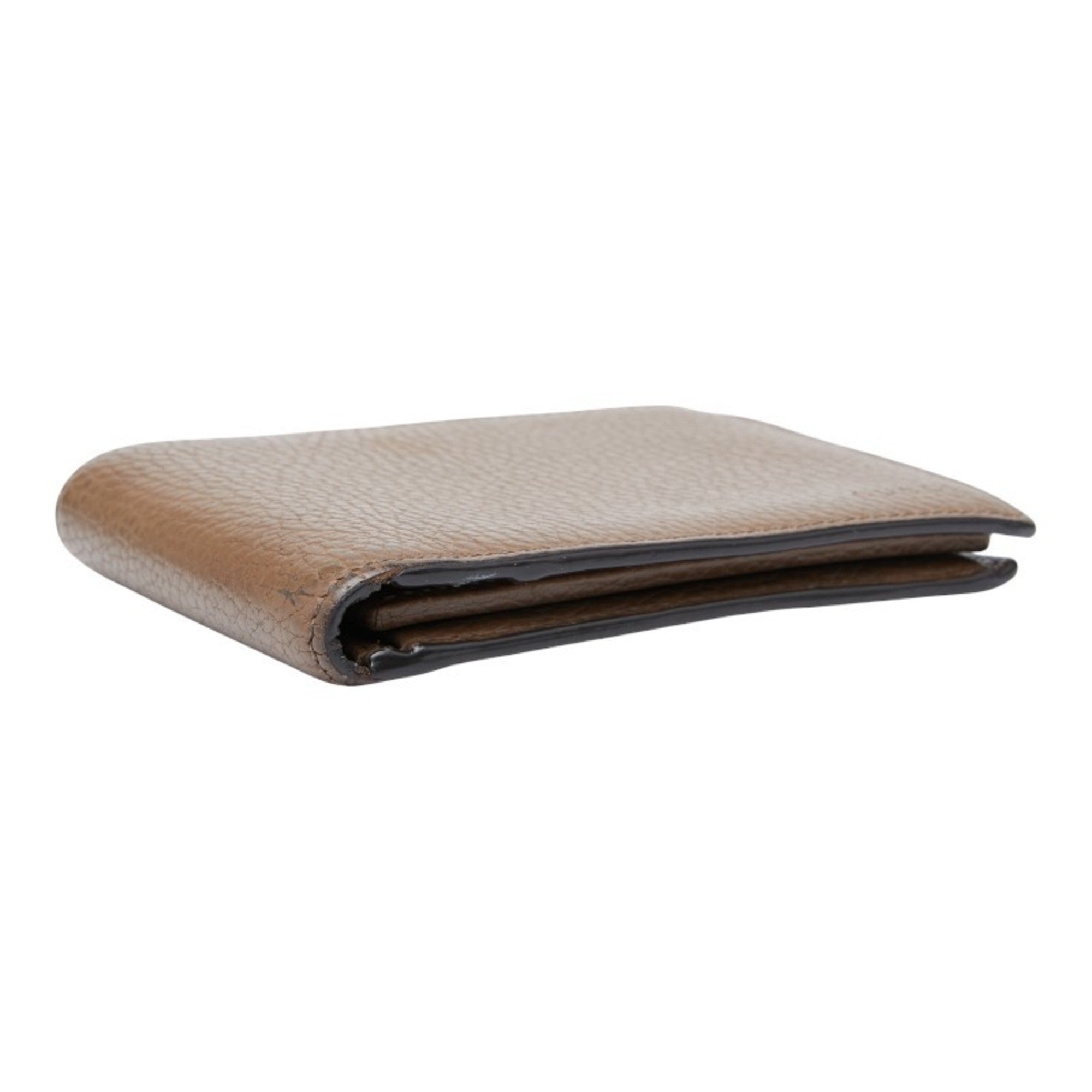Gucci Brown Leather Wallet (Bi-Fold) (Pre-Owned)