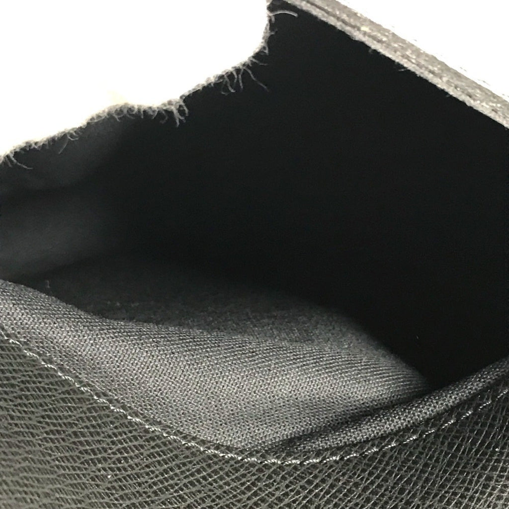 Louis Vuitton Ardoise Black Taiga Leather Leather Messenger Bag Shoulder Bag (Pre-Owned)