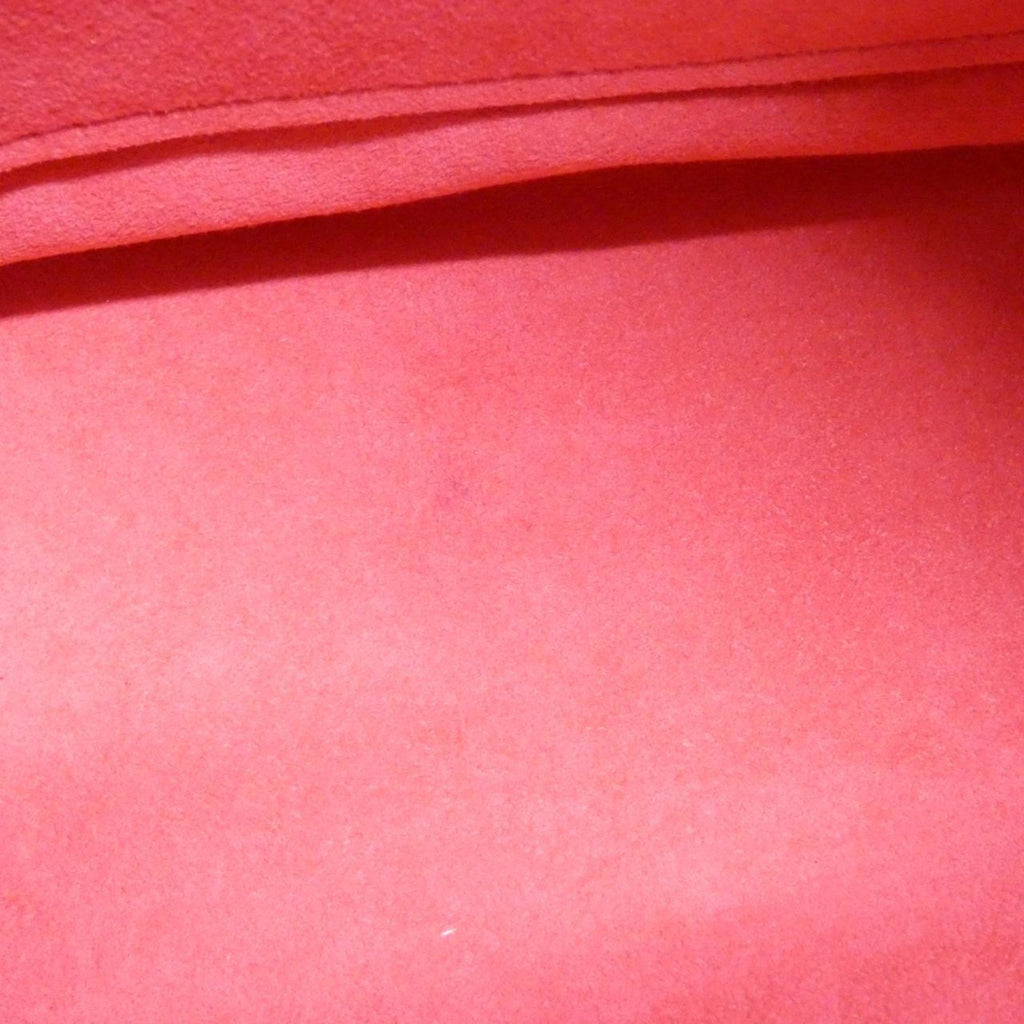 Louis Vuitton Monogram Marron Rose Litchi Coated Canvas Leather Handbag (Pre-Owned)