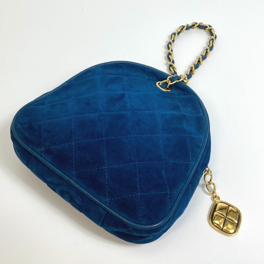 Chanel Blue Leather Handbag (Pre-Owned)