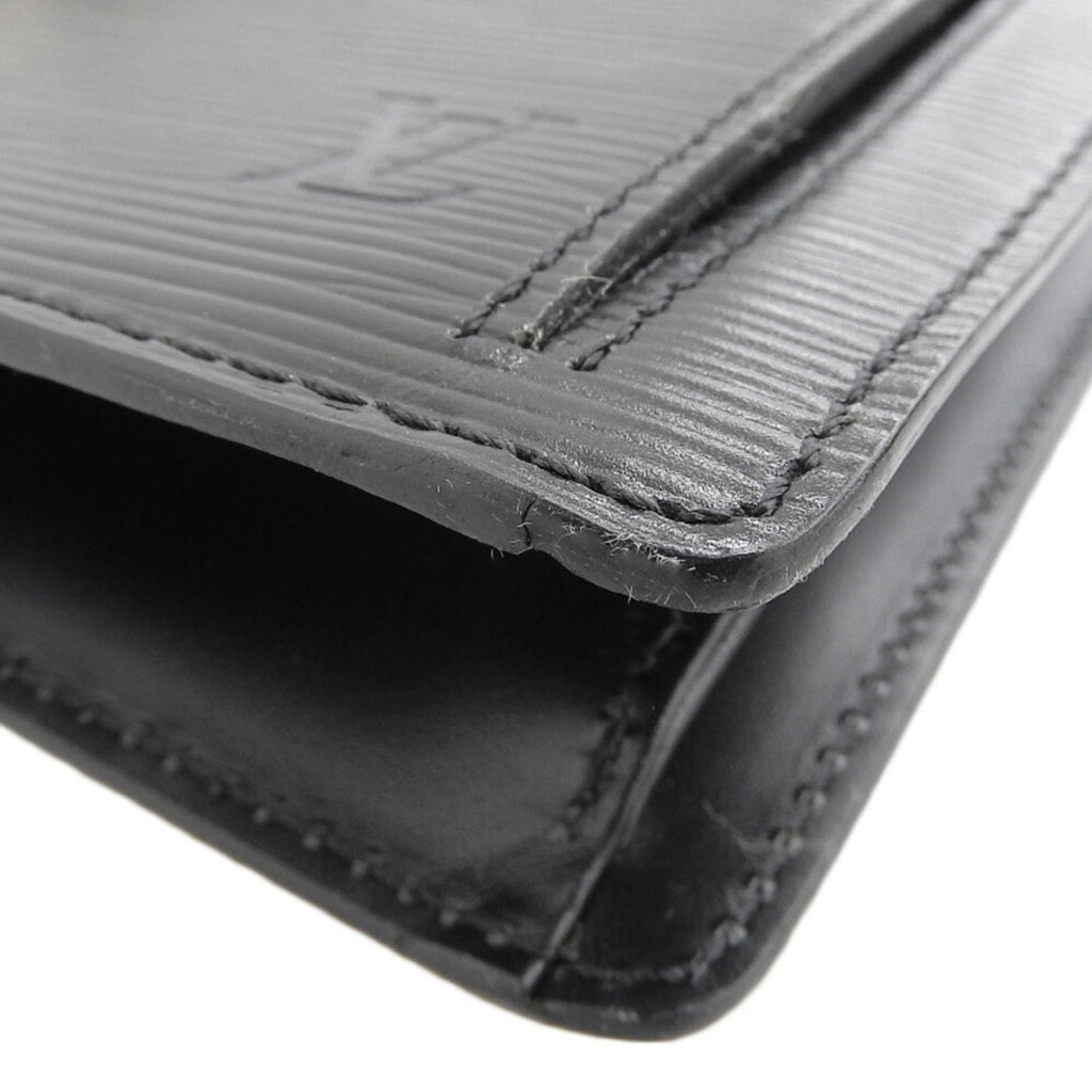 Louis Vuitton Black Noir Epi Leather Clutch Bag Pochette (Pre-Owned)