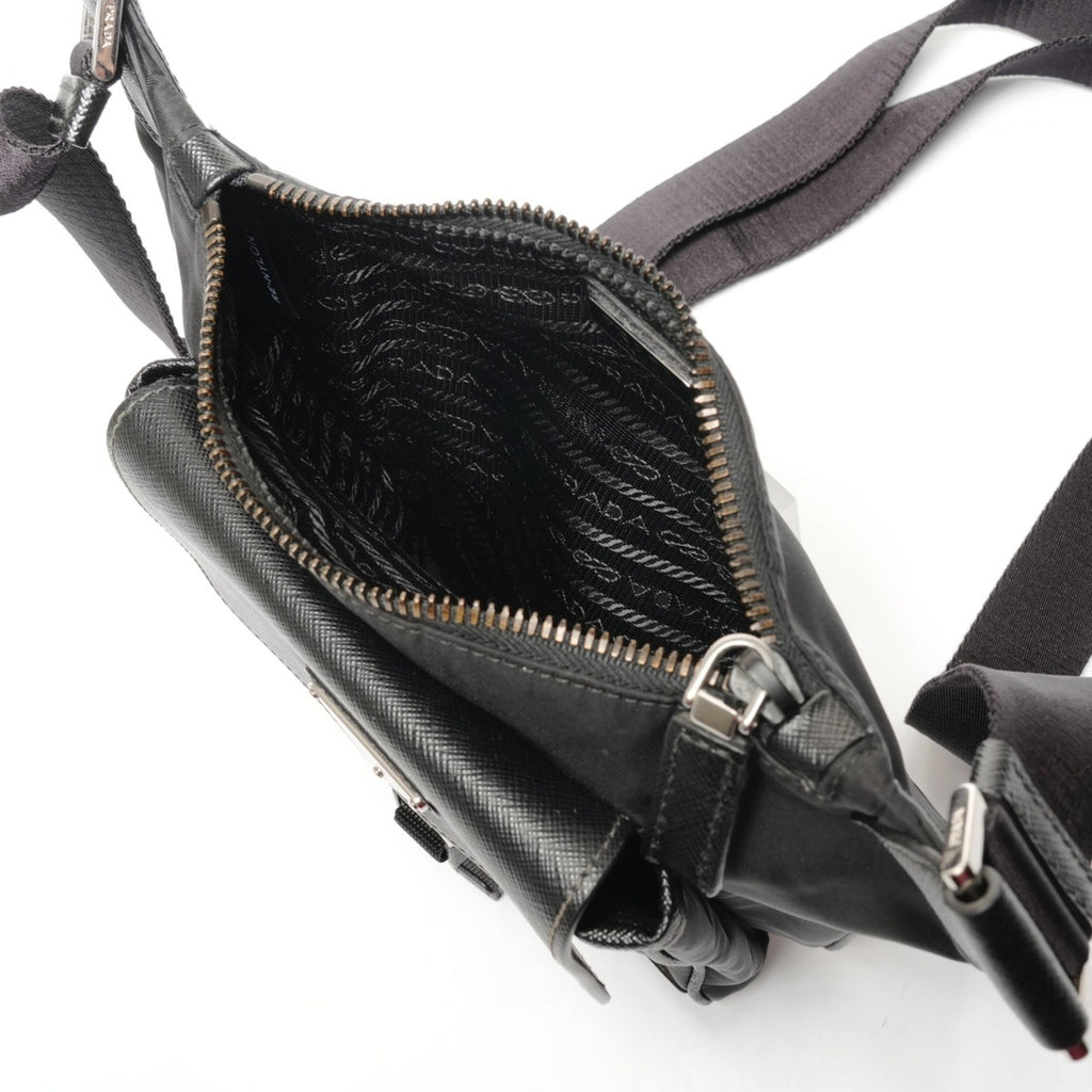 Prada Black Nylon Shoulder Bag (Pre-Owned)