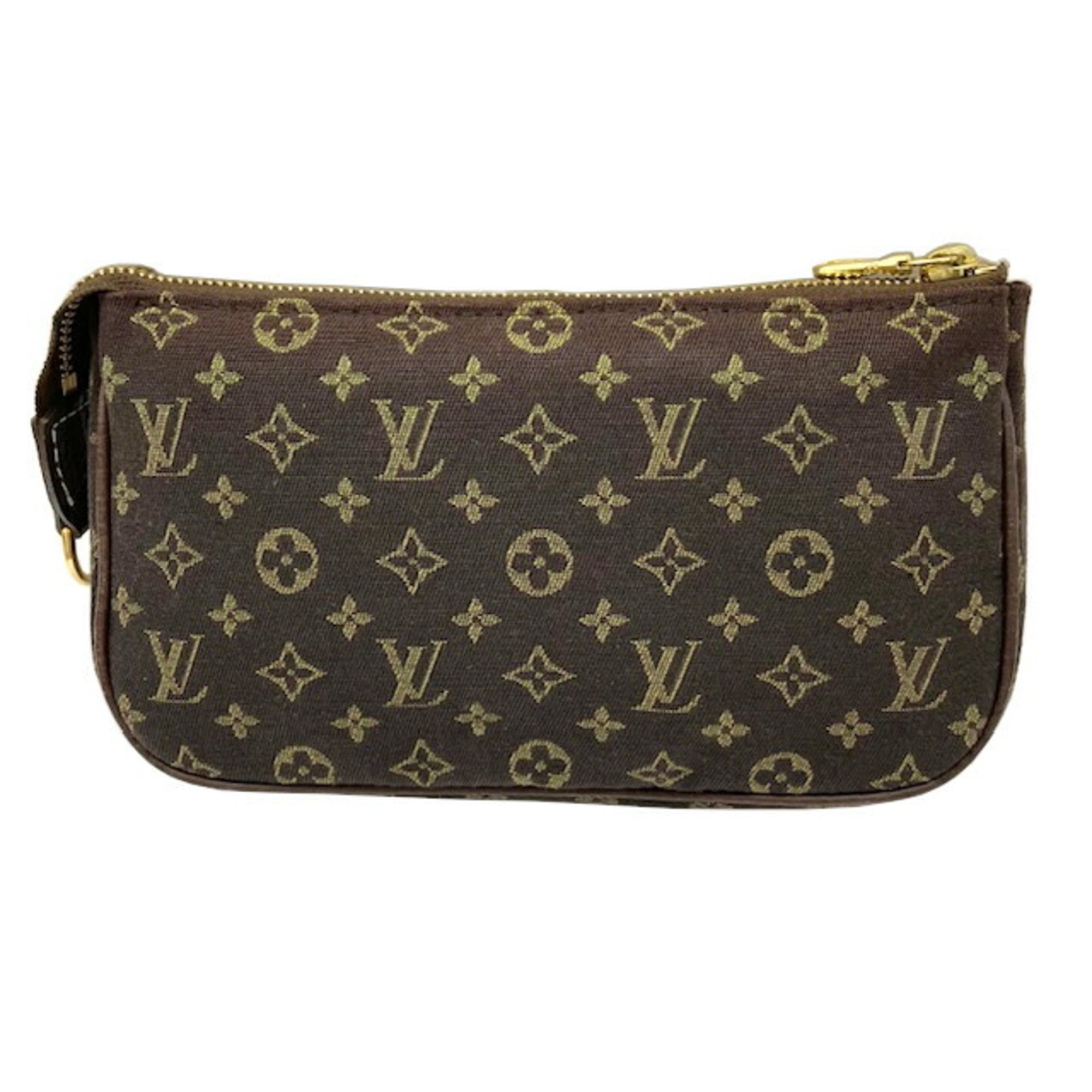 Louis Vuitton Brown Ebene Monogram Mini Lin Pouch (Pre-Owned)