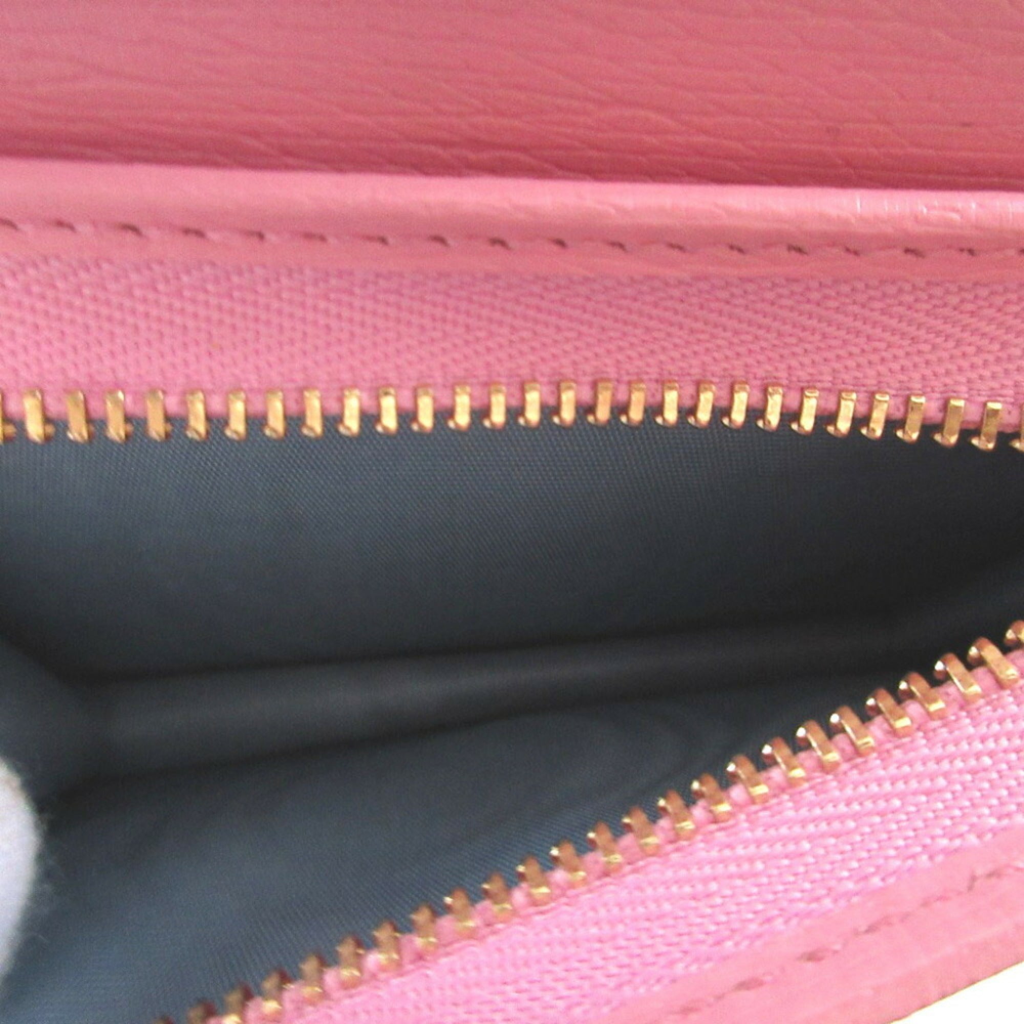Gucci Pink Leather Coin Purse/Coin Case (Pre-Owned)