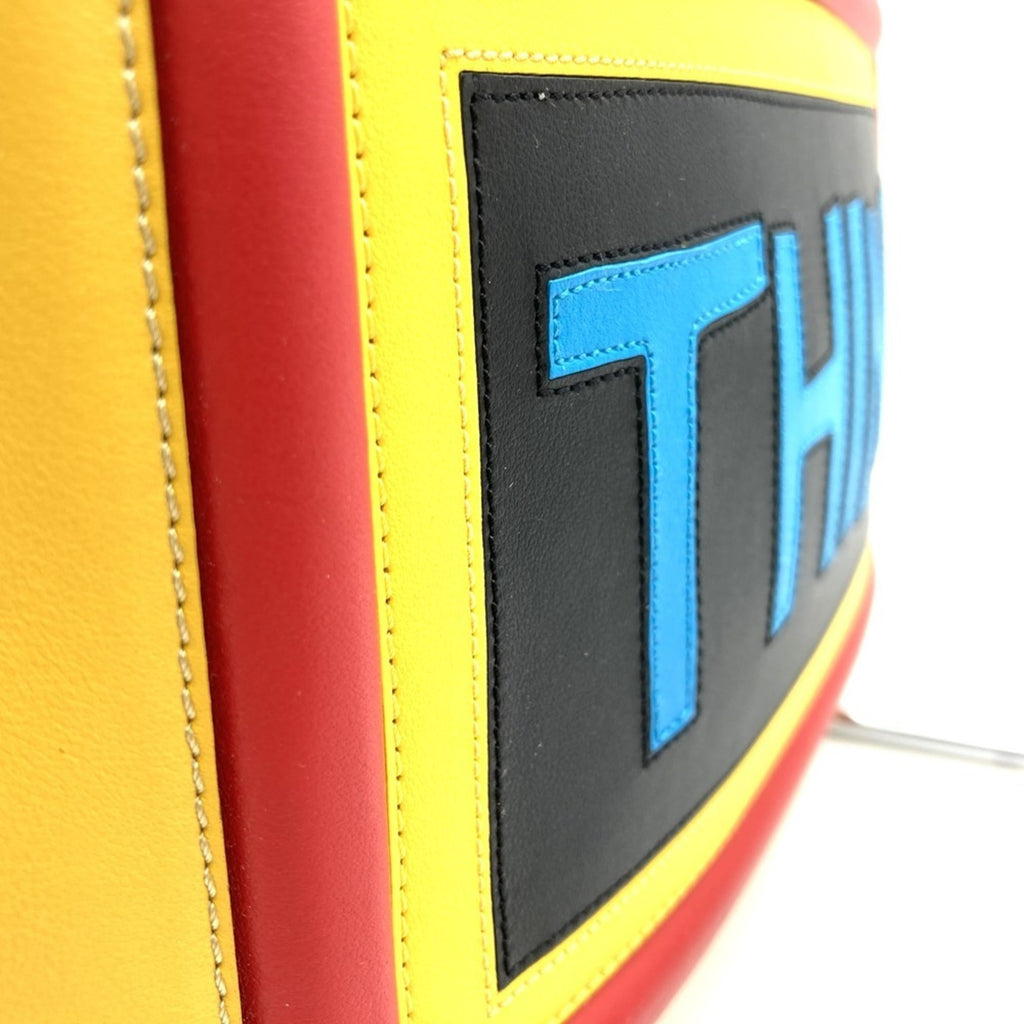 Fendi Yellow Leather Clutch Bag (Pre-Owned)