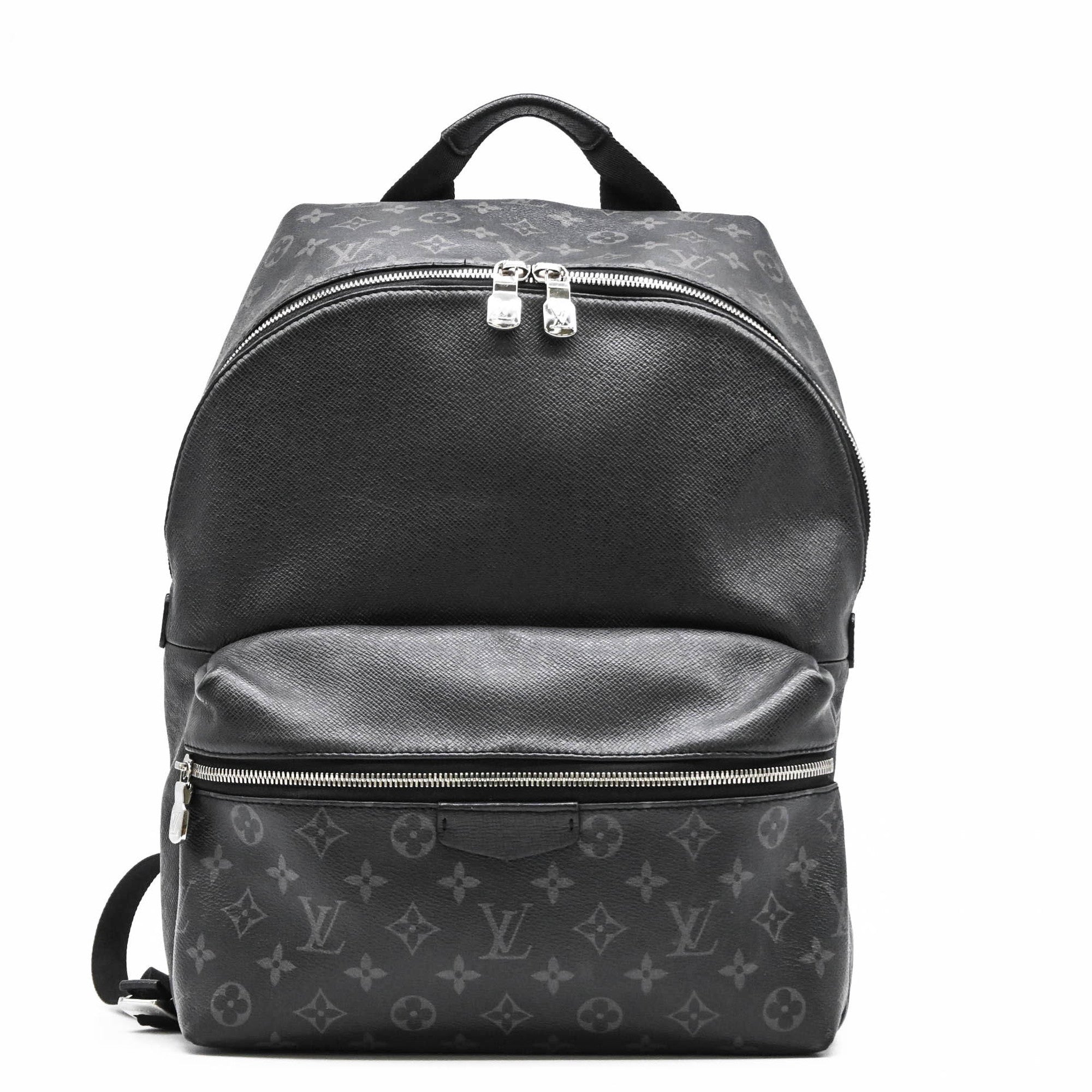 Louis Vuitton Taiga Black Taiga Leather Backpack (Pre-Owned)
