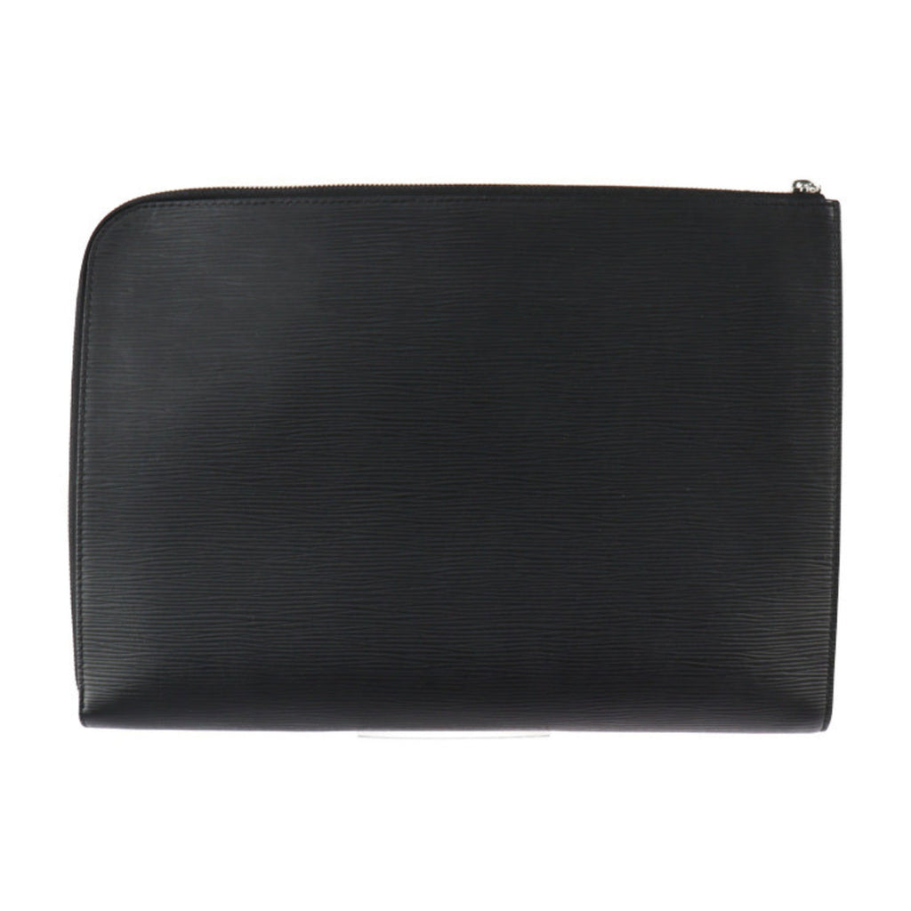 Louis Vuitton Black Yellow Epi Leather Clutch Bag Handbag Pochette Pouch (Pre-Owned)