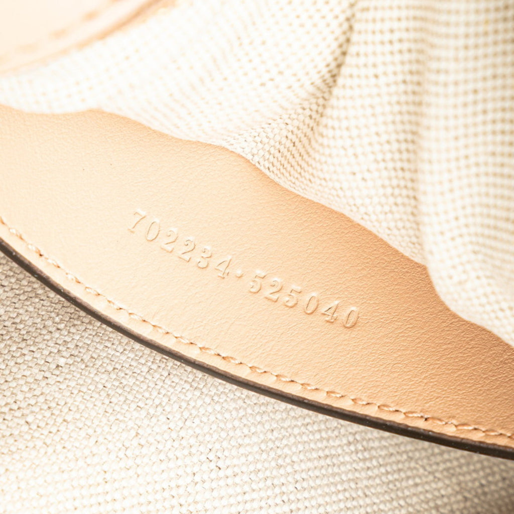 Gucci Beige Leather Shoulder Bag (Pre-Owned)
