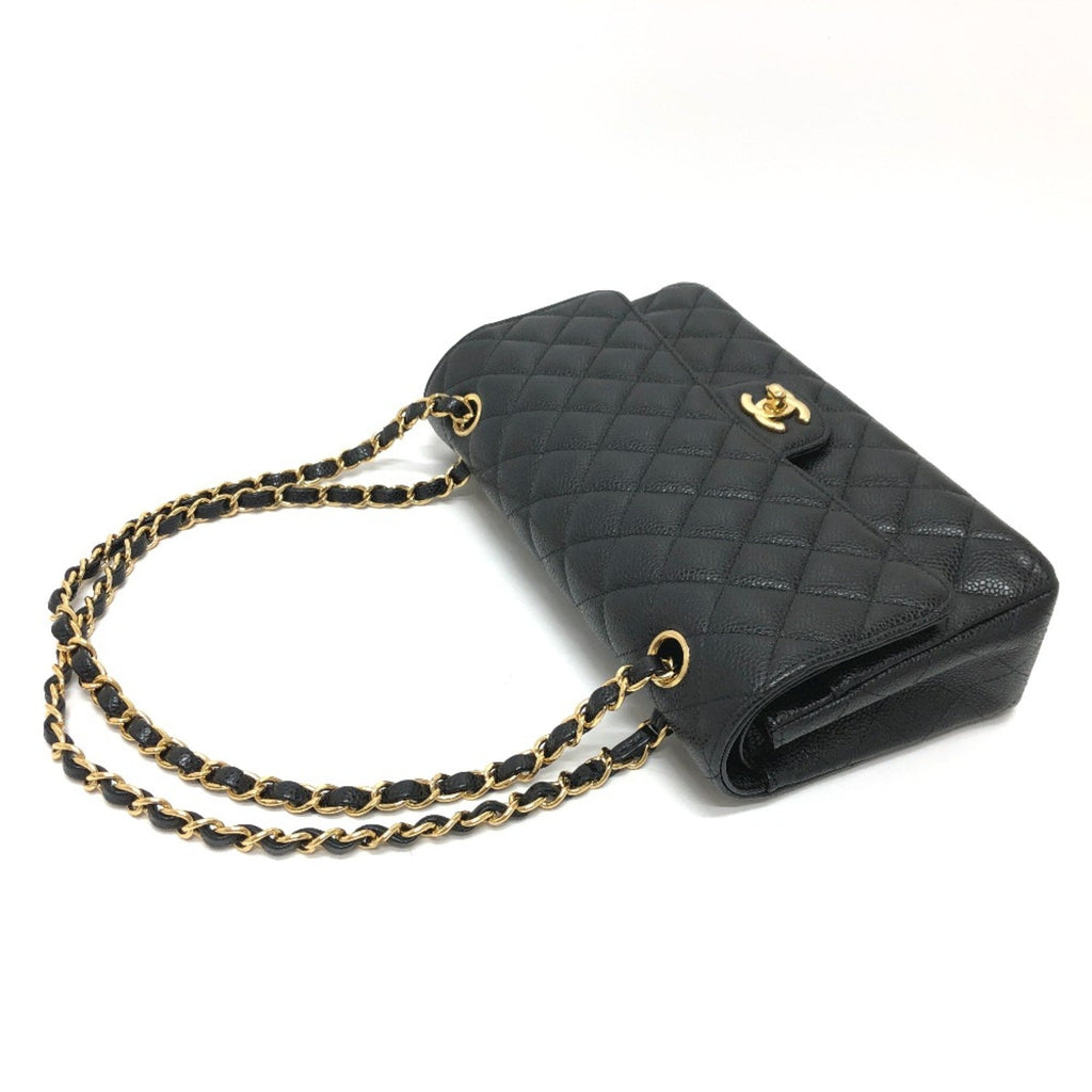 Chanel Black Leather Shoulder Bag (Pre-Owned)