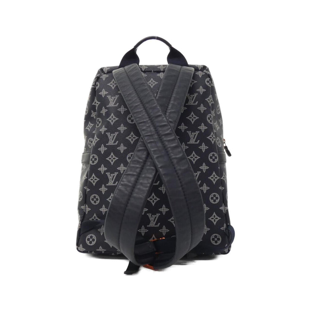 Louis Vuitton Monogram Blue Marine Coated Canvas Backpack (Pre-Owned)
