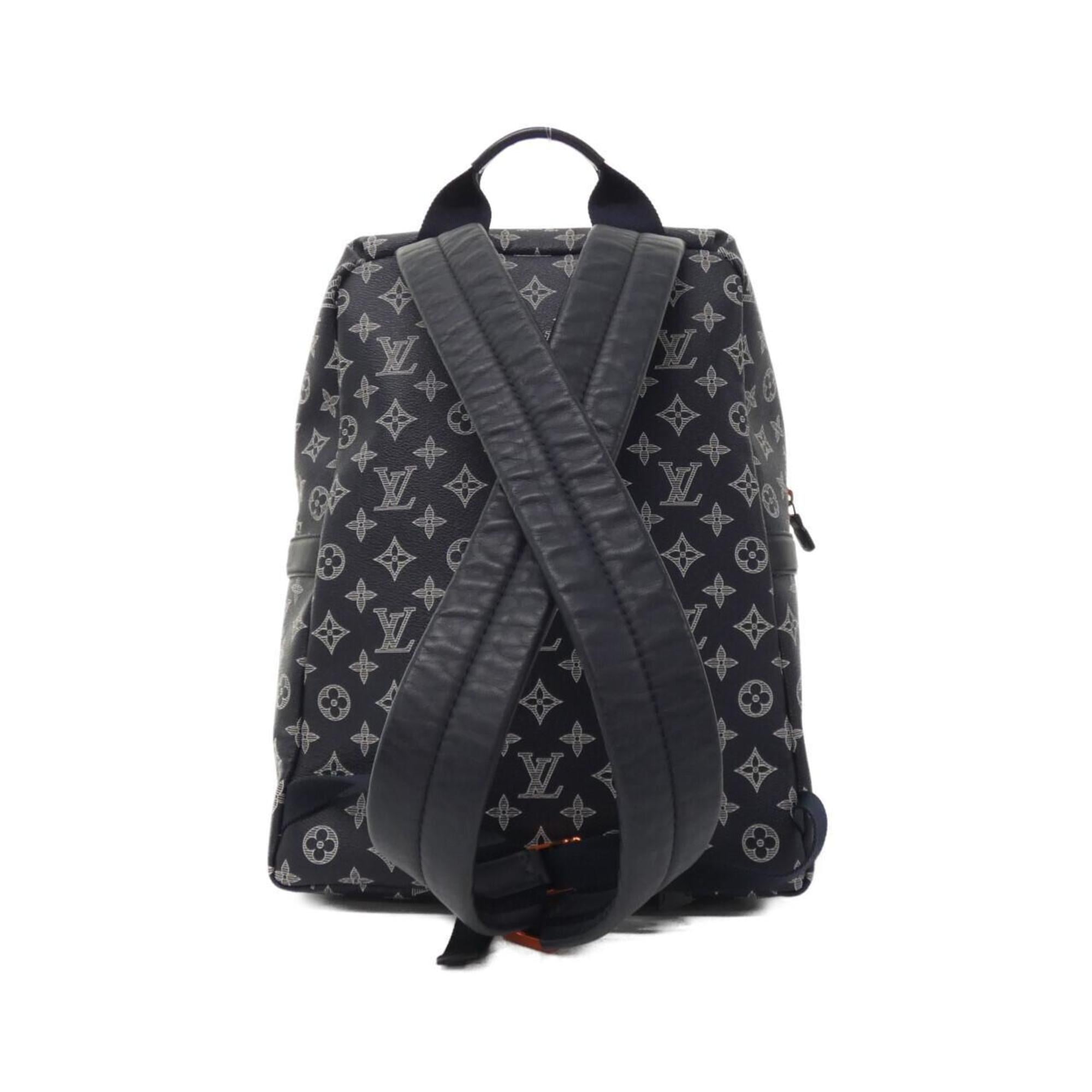 Louis Vuitton Monogram Blue Marine Coated Canvas Backpack (Pre-Owned)