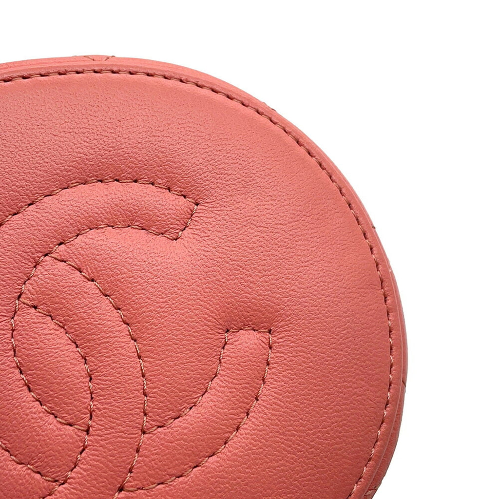 Chanel Pink Leather Shoulder Bag (Pre-Owned)