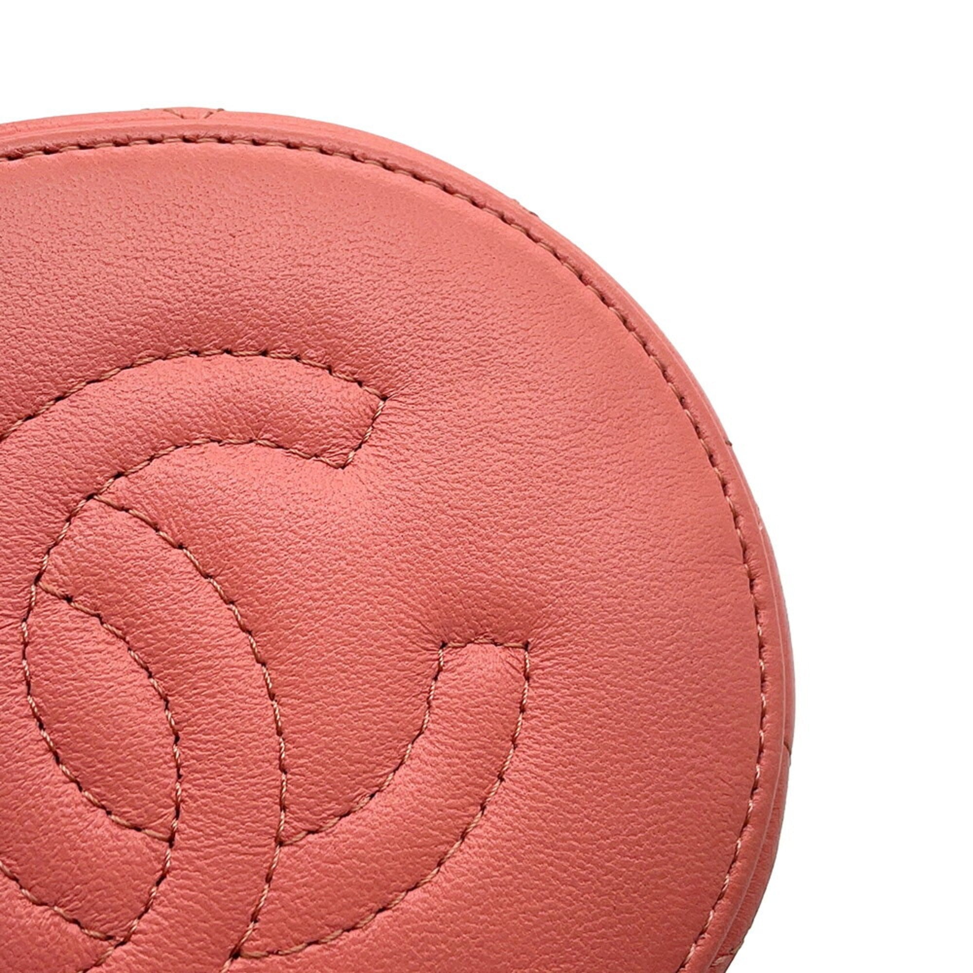 Chanel Pink Leather Shoulder Bag (Pre-Owned)