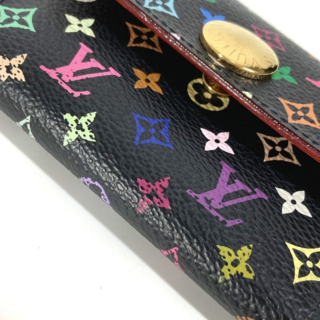 Louis Vuitton Black Noir Monogram Multicolore Coin Purse/Coin Case (Pre-Owned)