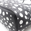 Louis Vuitton Black White Leather Tote Bag (Pre-Owned)