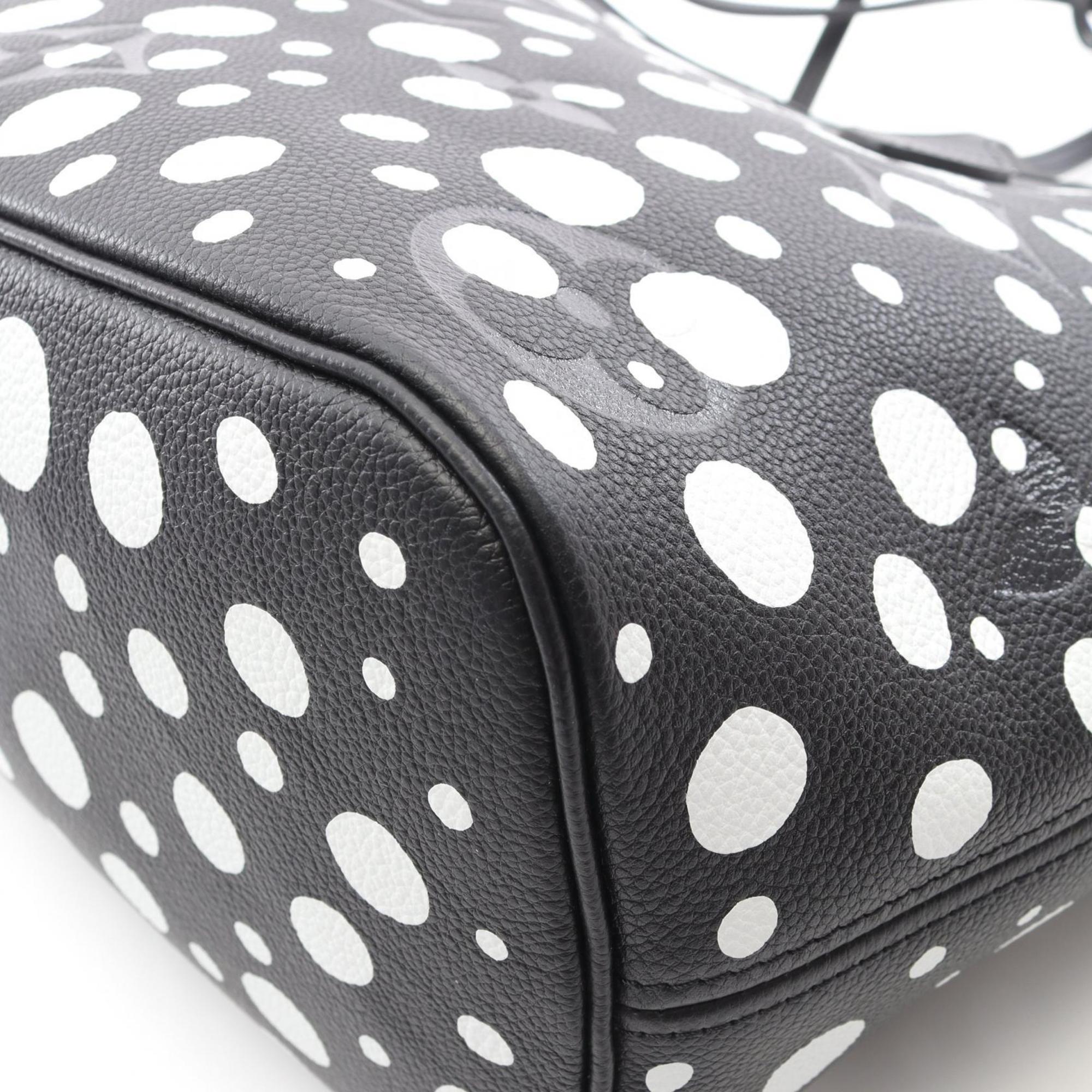Louis Vuitton Black White Leather Tote Bag (Pre-Owned)