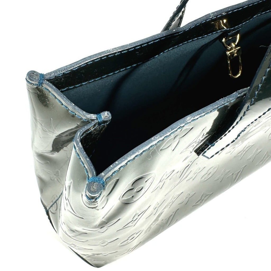 Louis Vuitton Monogram Vernis Blue Nuit Green Monogram Vernis Handbag Tote Bag (Pre-Owned)