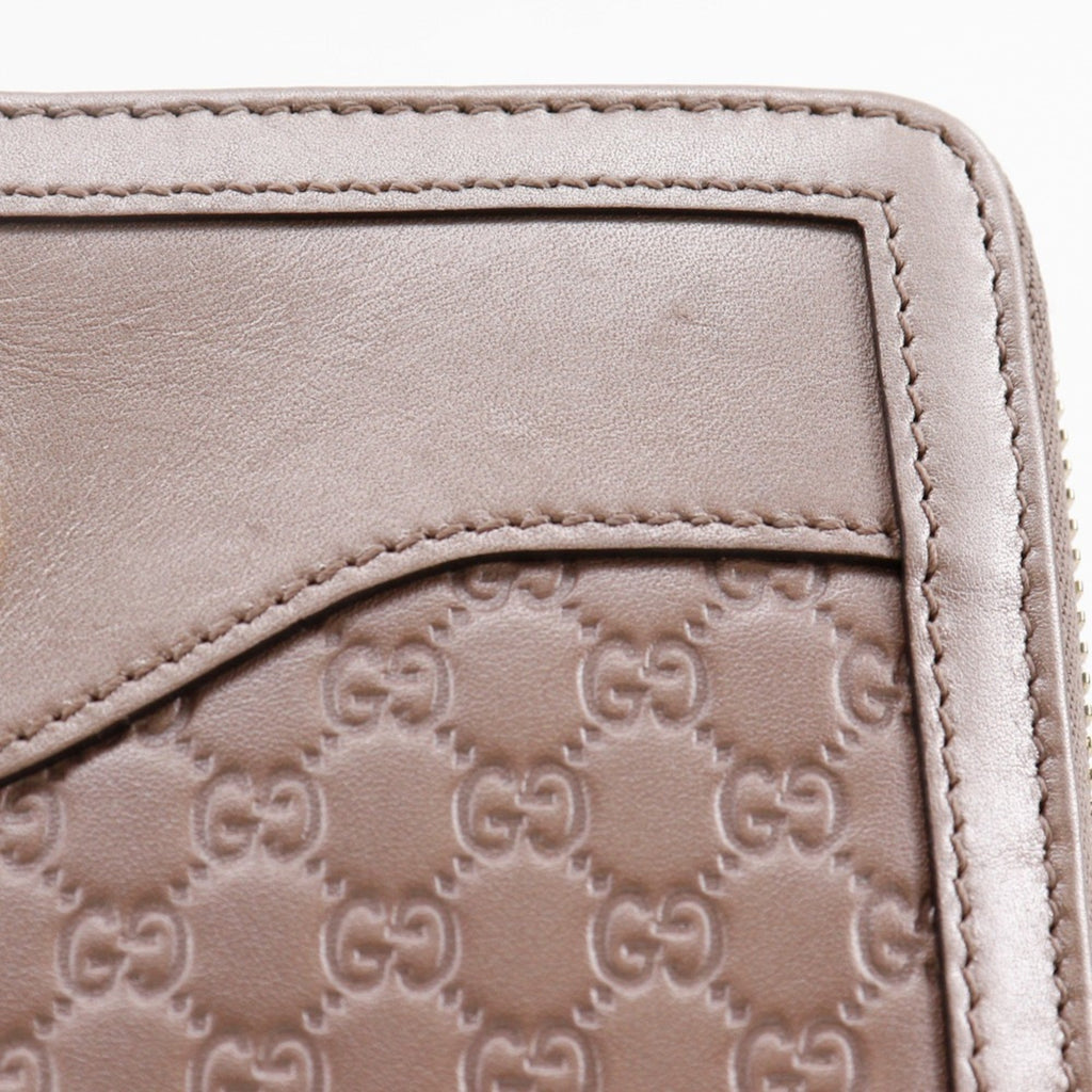 Gucci Pink Gg Leather Long Wallet (Bi-Fold) (Pre-Owned)