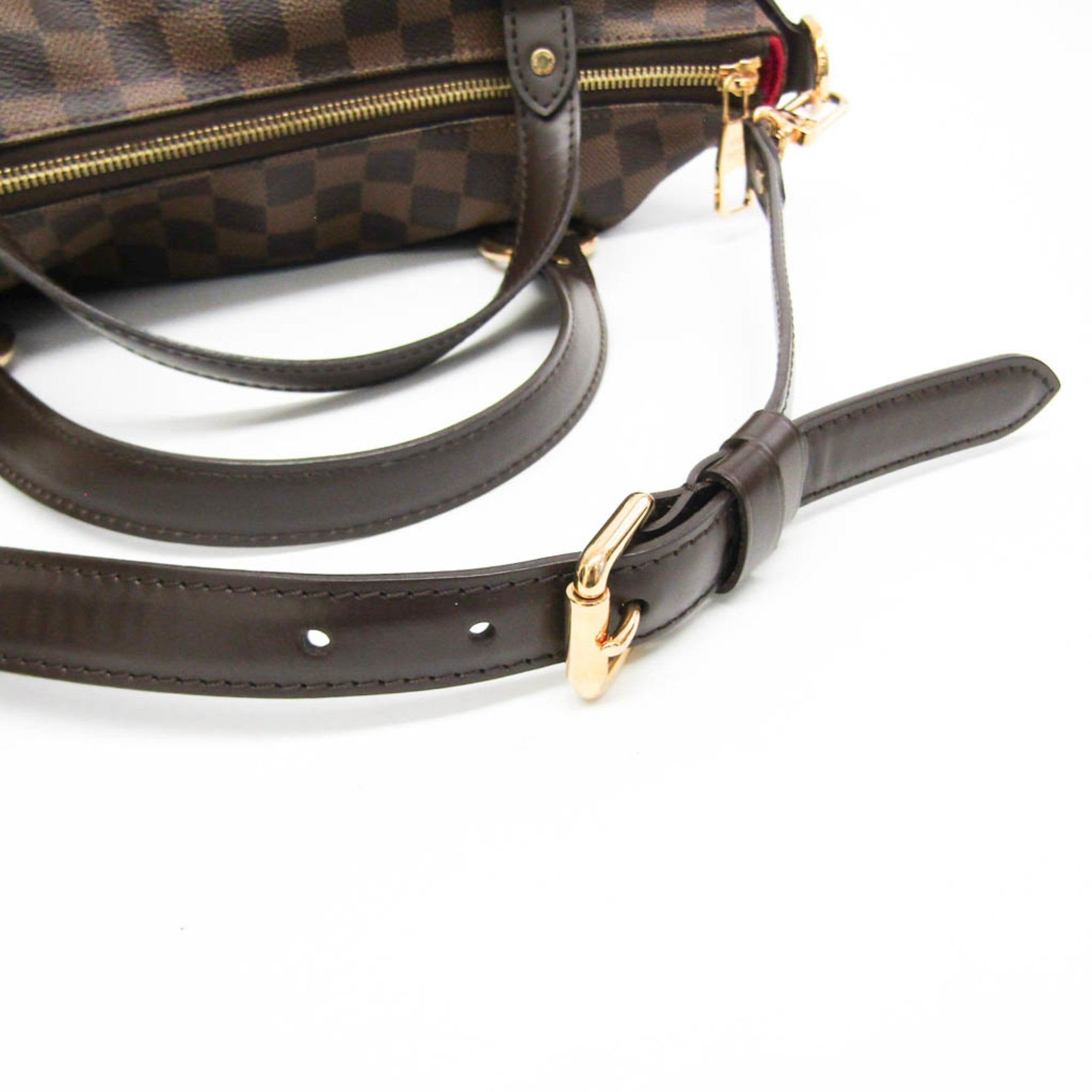 Louis Vuitton Damier Ebene Damier Canvas Handbag Shoulder Bag (Pre-Owned)