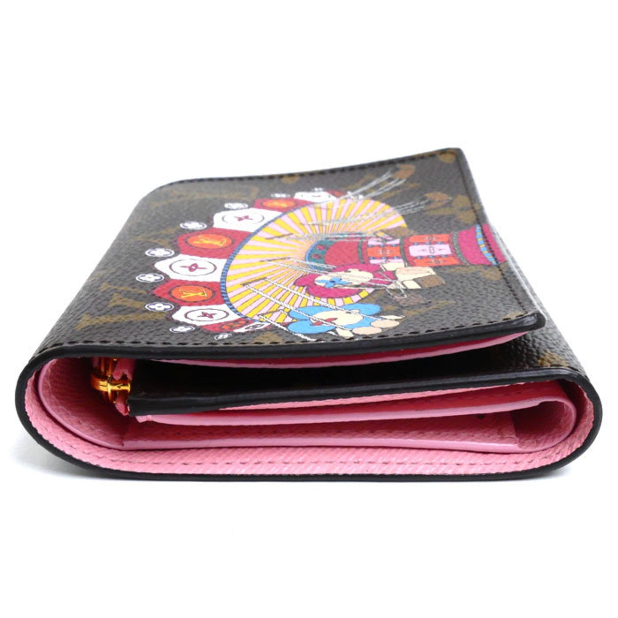 Louis Vuitton Monogram Brown Monogram Multi-Color Monogram Wallet (Tri-Fold) (Pre-Owned)
