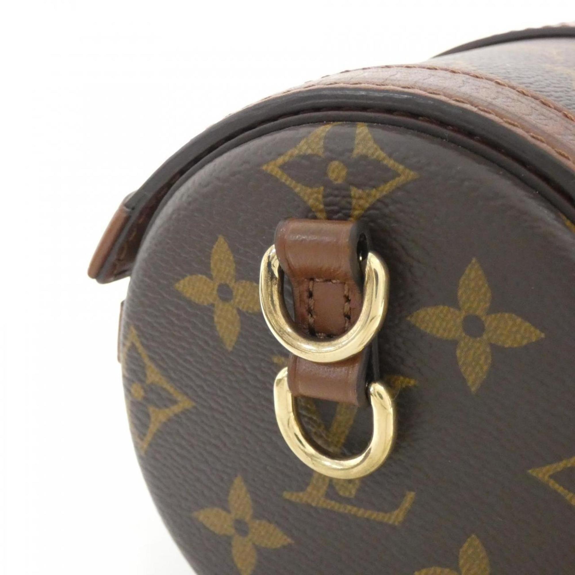 Louis Vuitton Monogram Marron Coated Canvas Shoulder Bag (Pre-Owned)