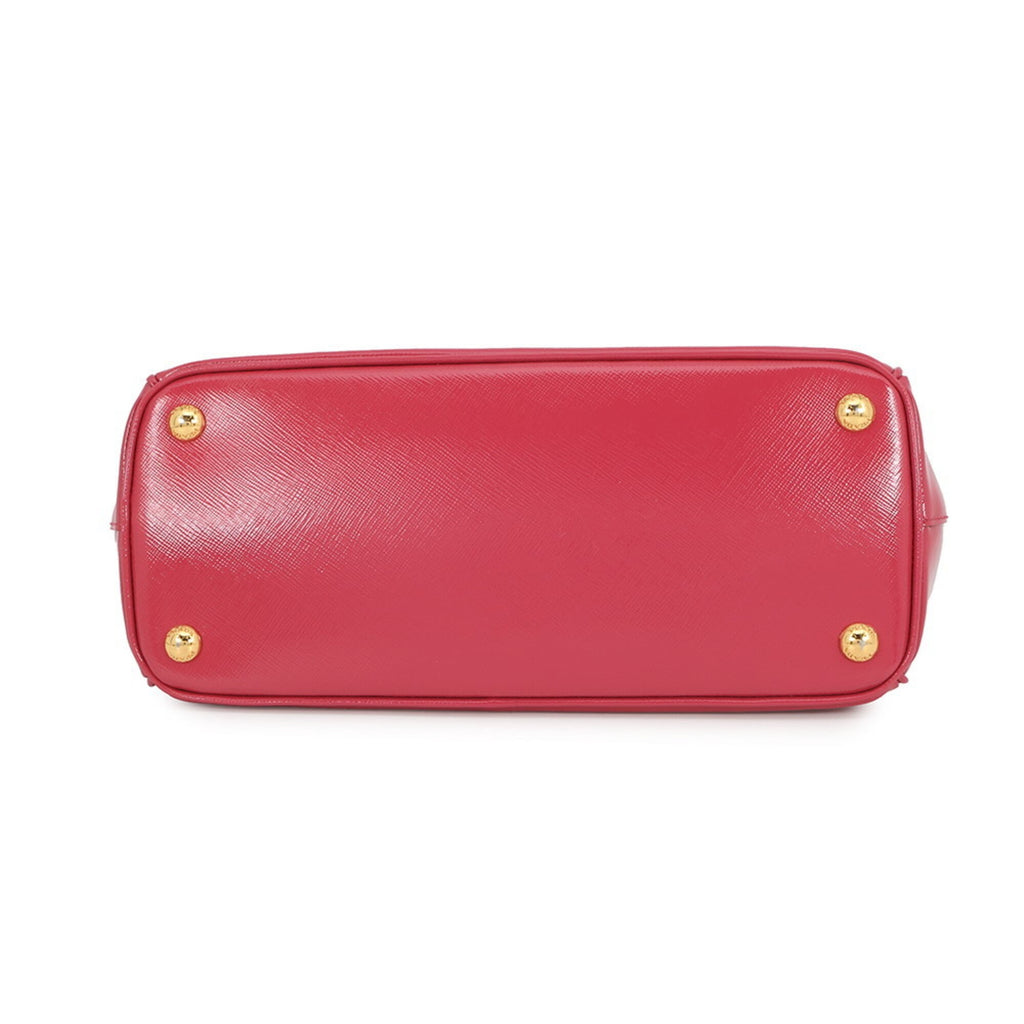 Prada Pink Leather Handbag Shoulder Bag (Pre-Owned)