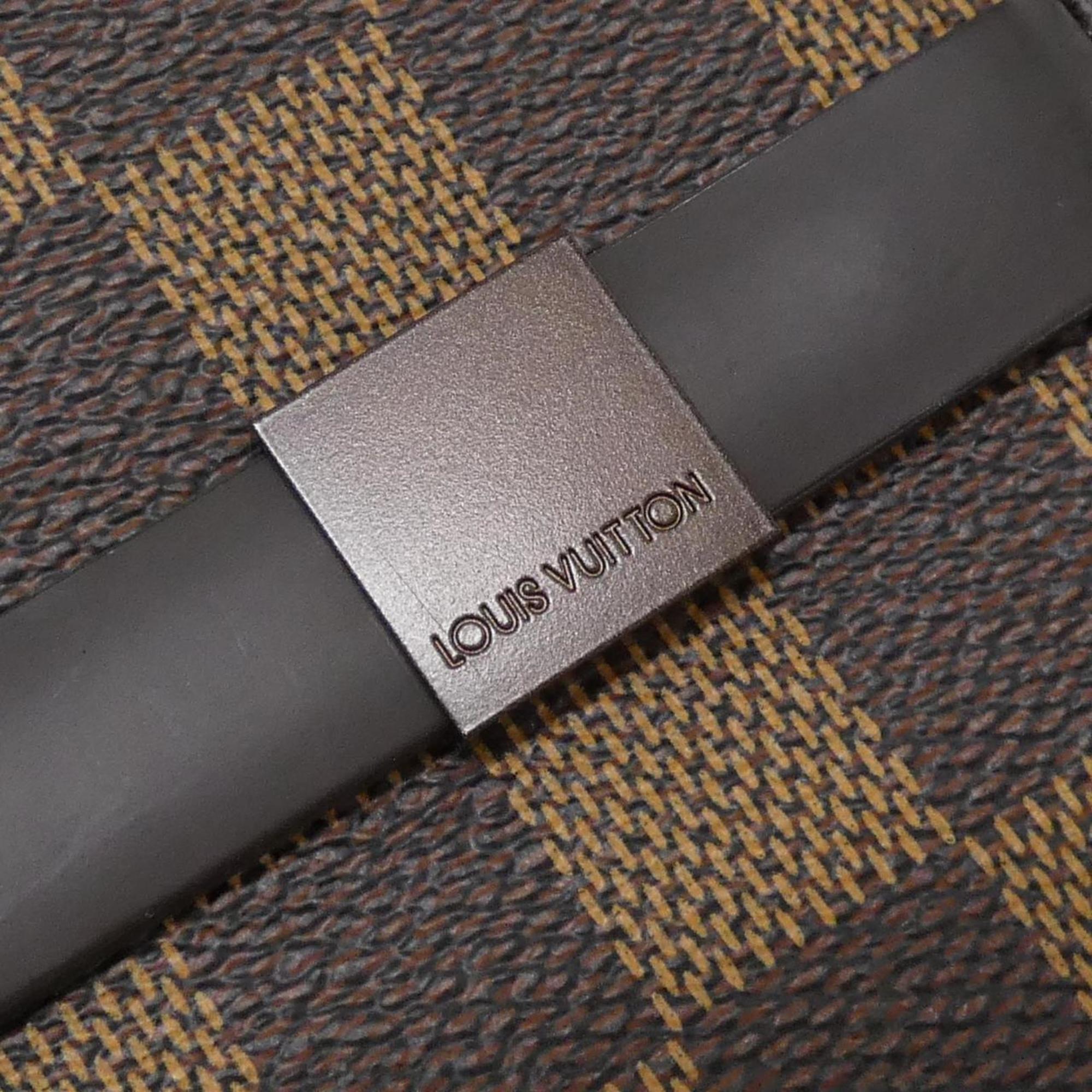 Louis Vuitton Damier Canvas Ebene Damier Canvas Shoulder Bag (Pre-Owned)