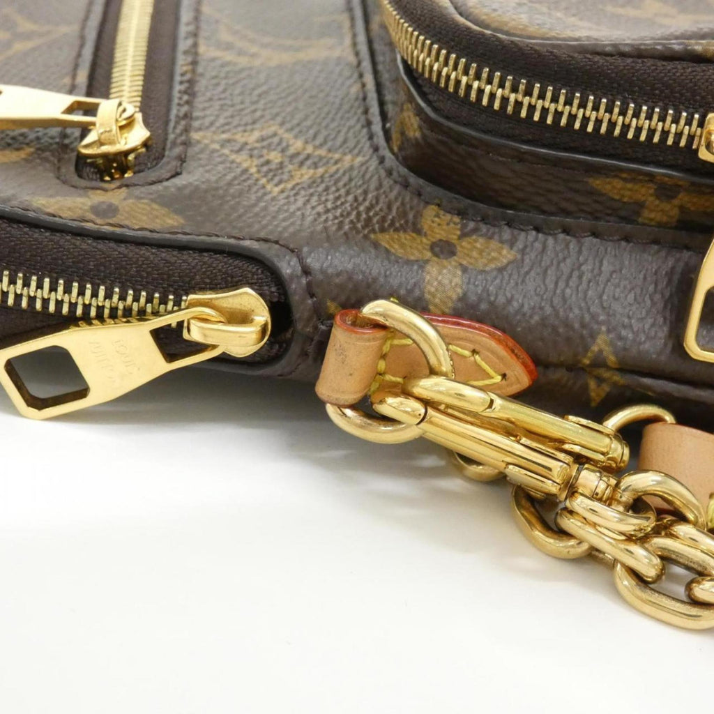 Louis Vuitton Marron Coated Canvas Shoulder Bag (Pre-Owned)