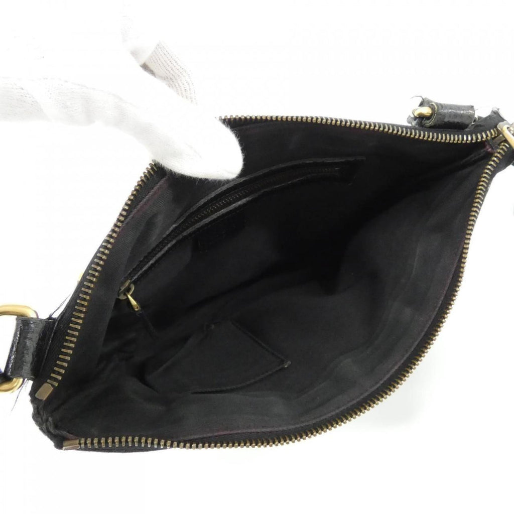 Gucci Black Gg Canvas Shoulder Bag (Pre-Owned)