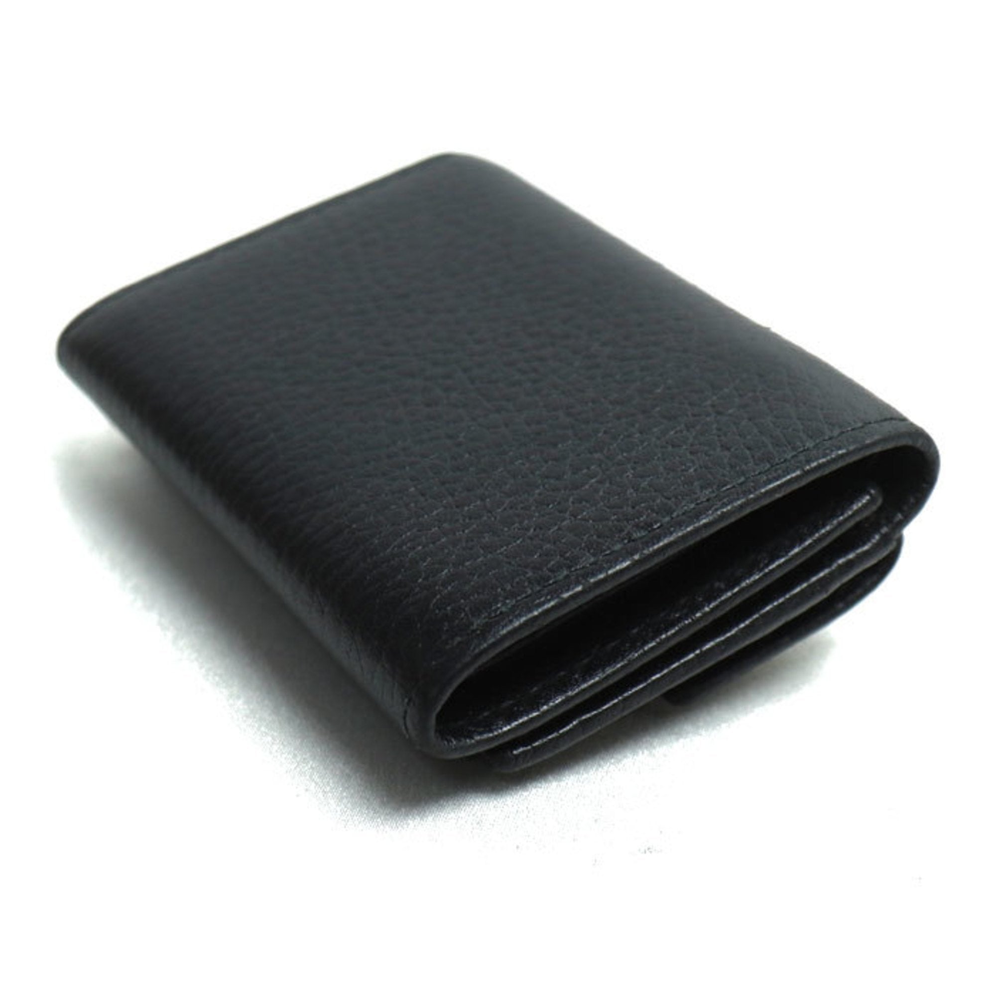 Gucci Black Leather Wallet (Tri-Fold) (Pre-Owned)